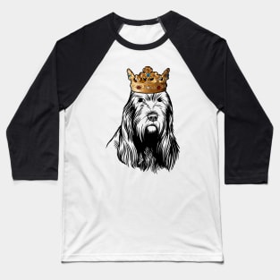 Grand Basset Griffon Vendeen Dog King Queen Wearing Crown Baseball T-Shirt